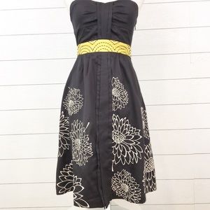 Anthropologie Floreat Natural Sunlight Dress